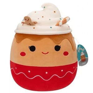 NWOT-Very Rare-Limited Edition-Squishmallow Gingerbread Latte-Medium